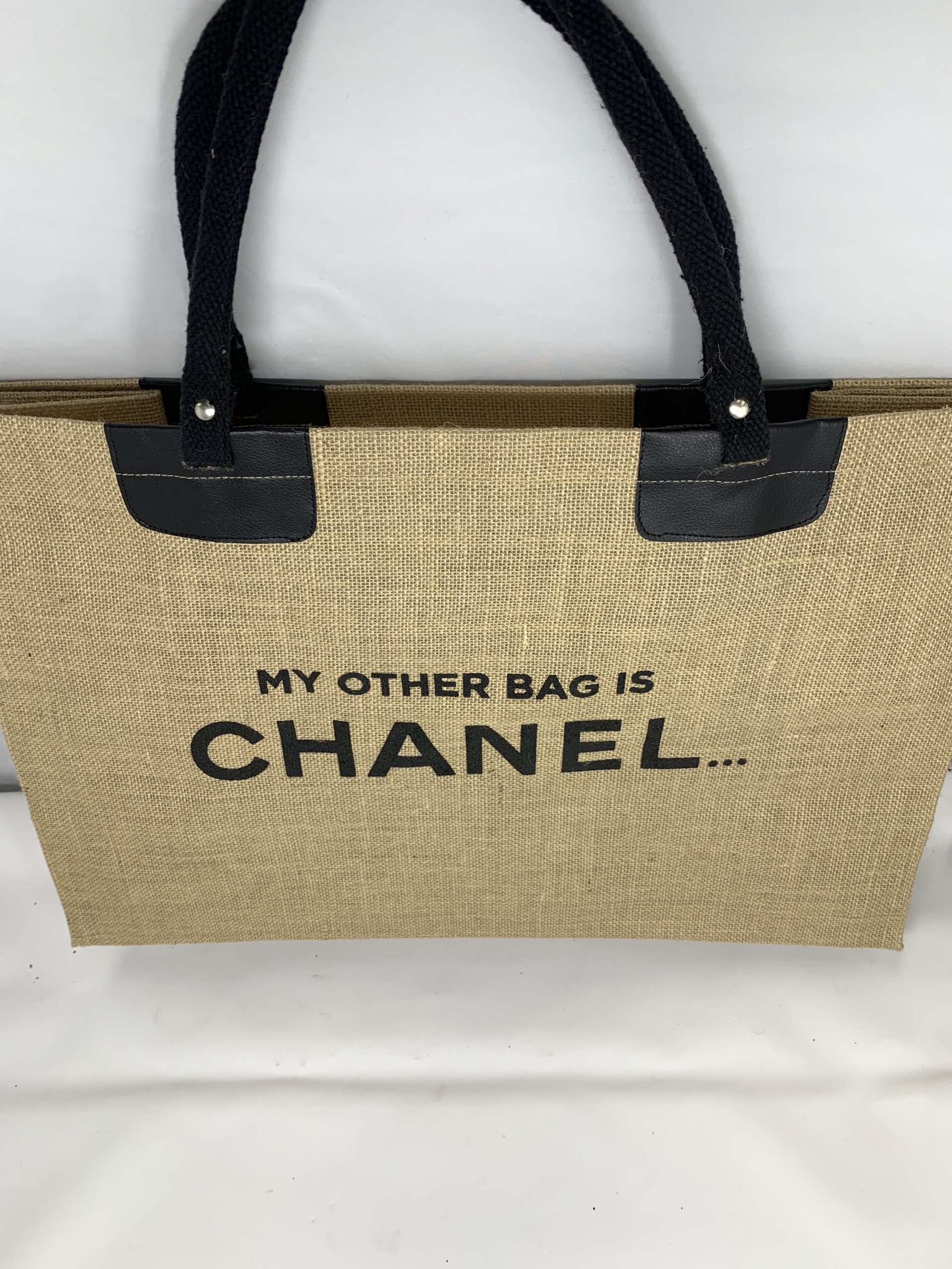 R Langen Obsessed Luxury My Other Bag Is A Chanel Jutetote Modern Art Design