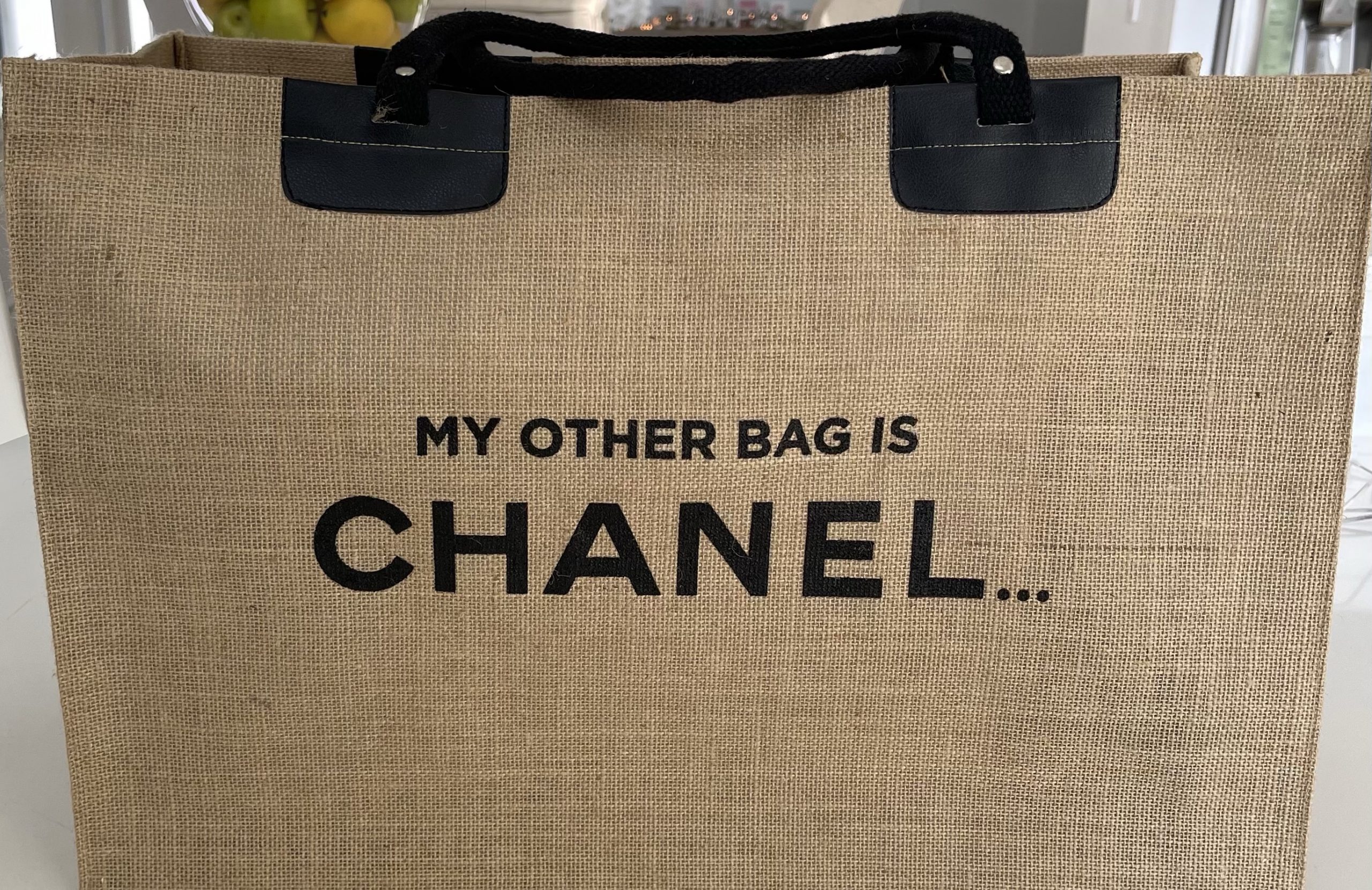 R Langen Obsessed Luxury My Other Bag Is A Chanel Jutetote Modern Art Design