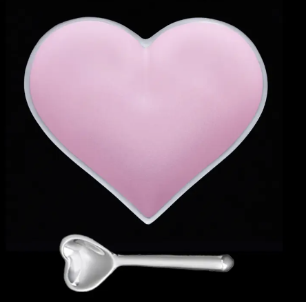 Inspired Generations Happy Pink Sweet Tart Heart w/Spoon