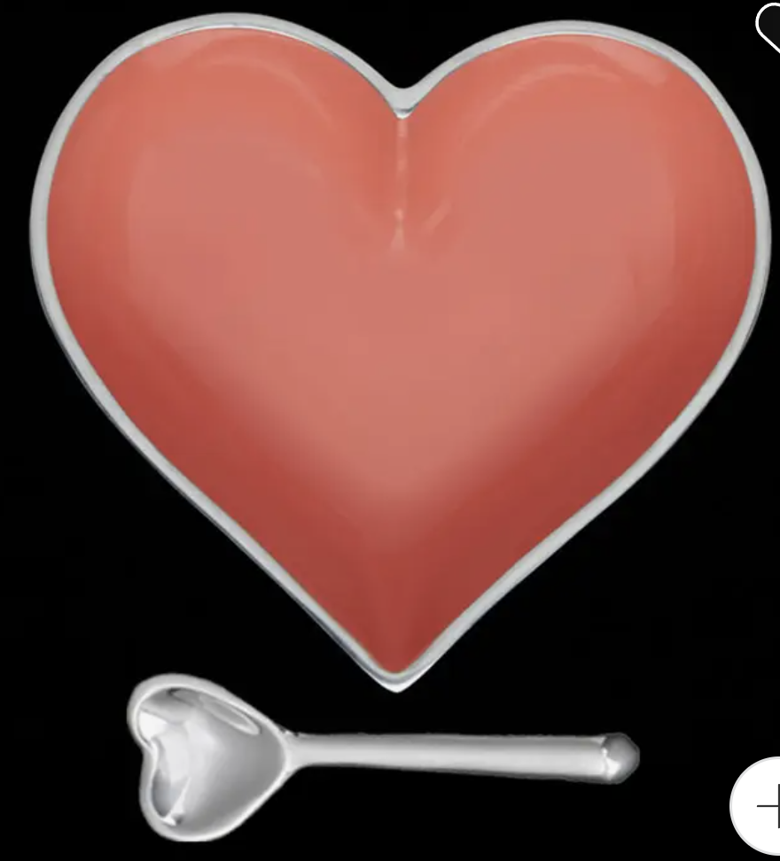 Inspired Generations Happy Salmon Heart W/Heart Spoon