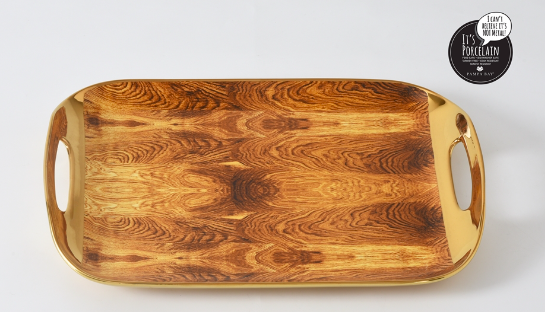 Pampa Bay Madera Serving Tray W/Handles