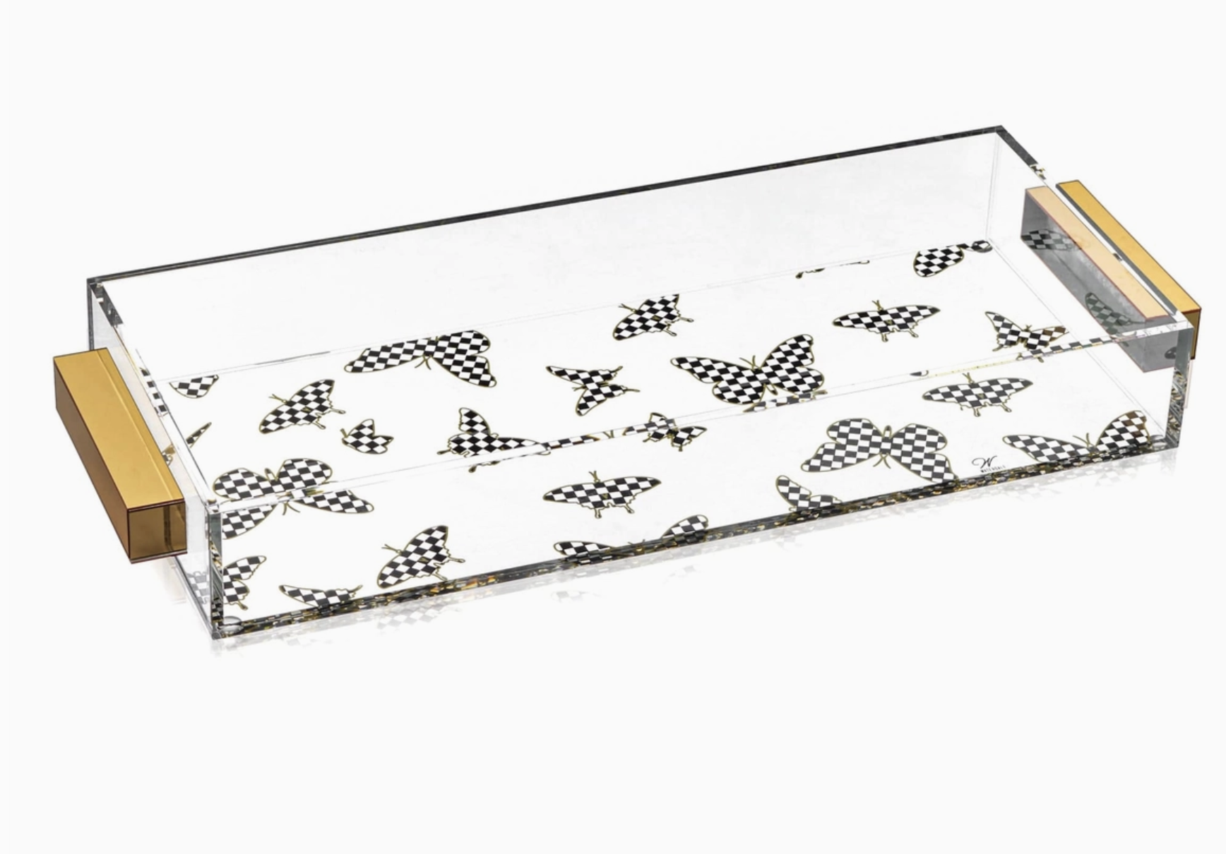 Waterdale Onyx Butterfly Bread/Towel Tray