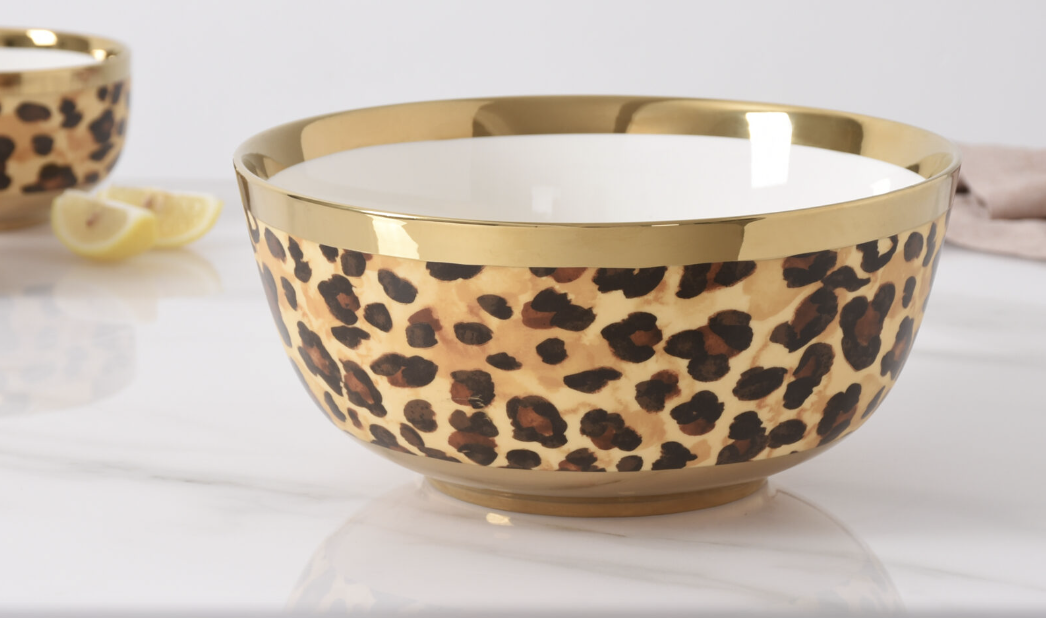 Pampa Bay Animal Print Bowl