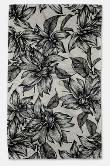 Geometry Tea Towel Caring