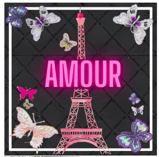 Maven Home Acrylic Coasters - Amour Paris- Set of 4