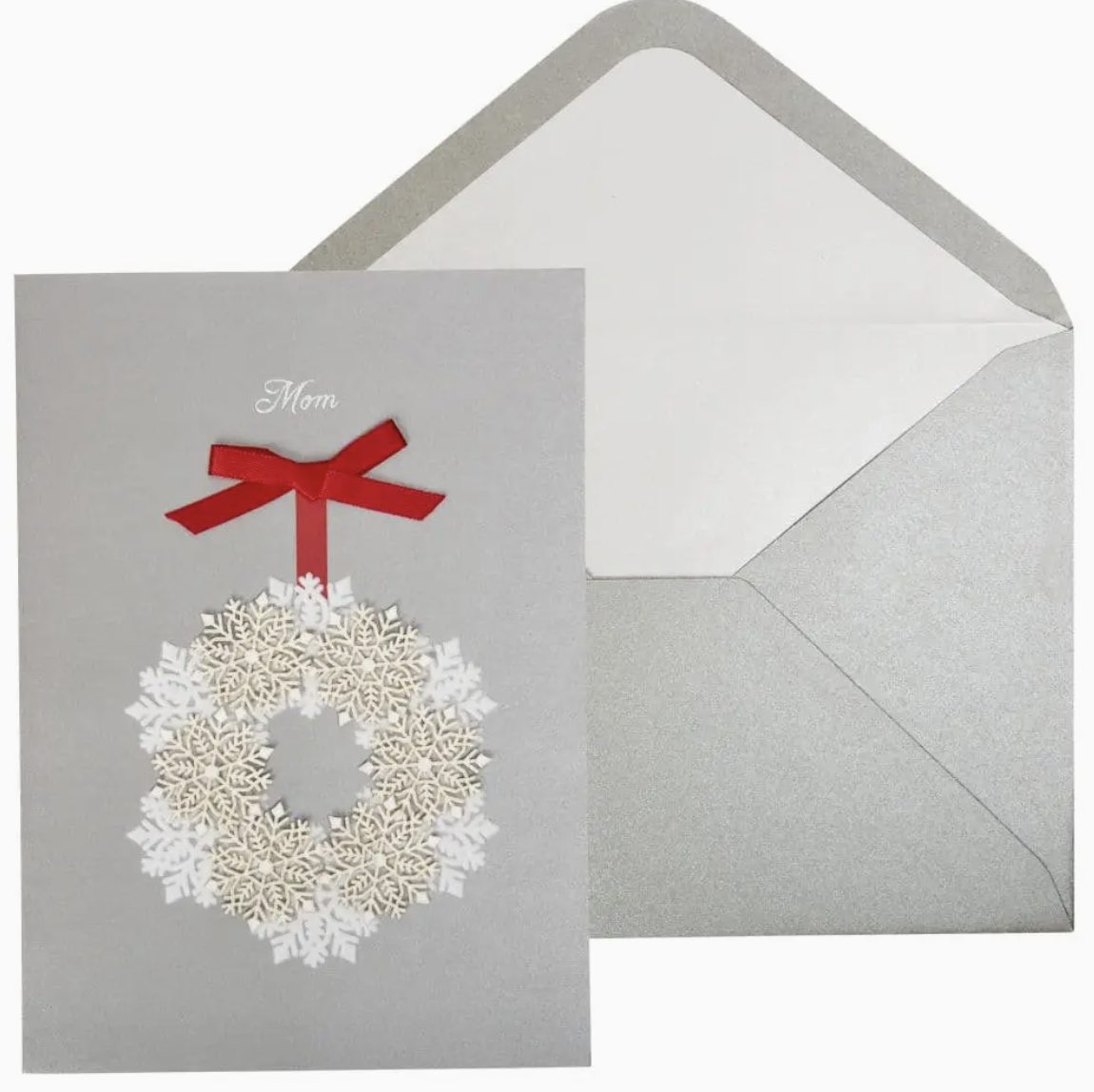 Niquea.D Greeting Card Snowflake Wreath