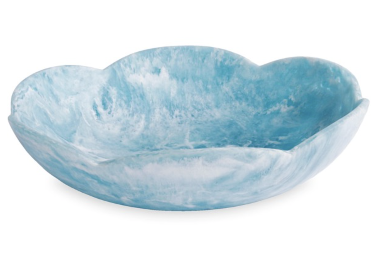 Beatriz Ball Resin Amelia Large Bowl Aqua