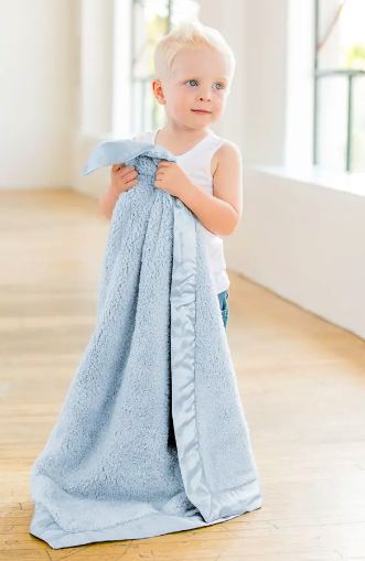 Little Giraffe Chenille Baby and Toddler Blanket (29" x 35")