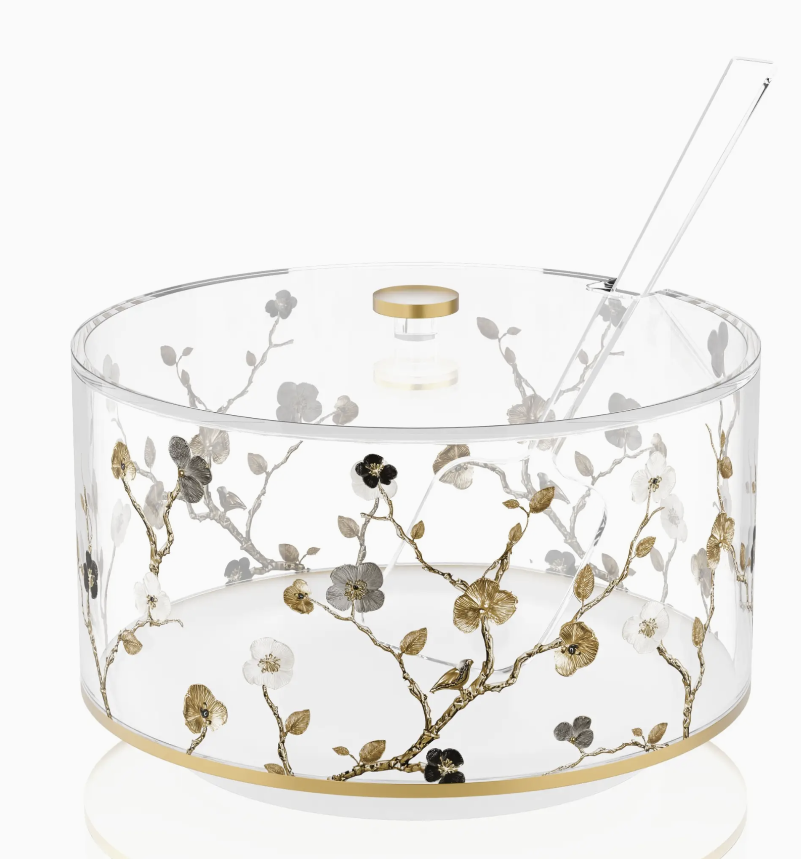 Feldart Ornate Garden Salad Bowl and Servers