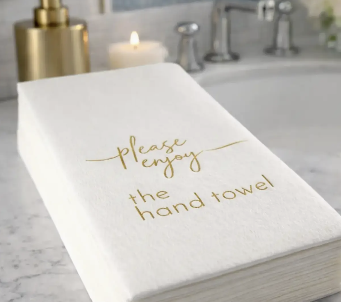 Maven Home Guest Towel Napkins, Please Enjoy