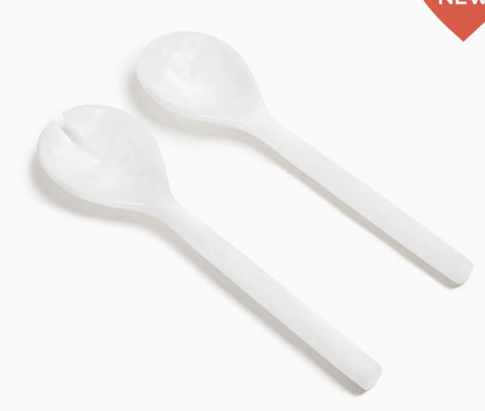 Inspired Generations Large Bright White Scalloped Bowl-White Swirl Servers - Image 4