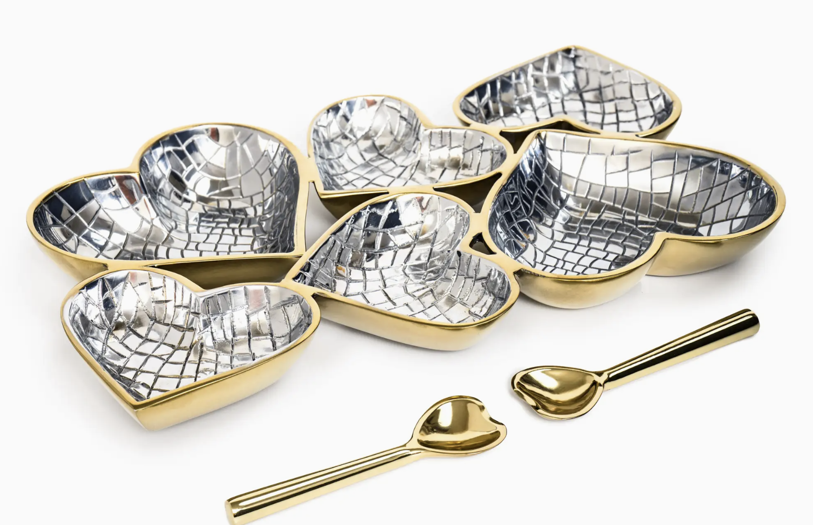Inspired Generations Heart Cluster with 2 Gold Heart Spoons - Image 2