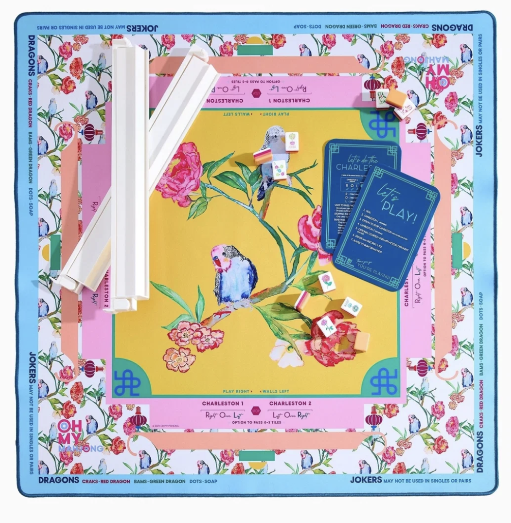 Oh My Mahjong Spring Fling x Brooke Wright Mahjong Mat
