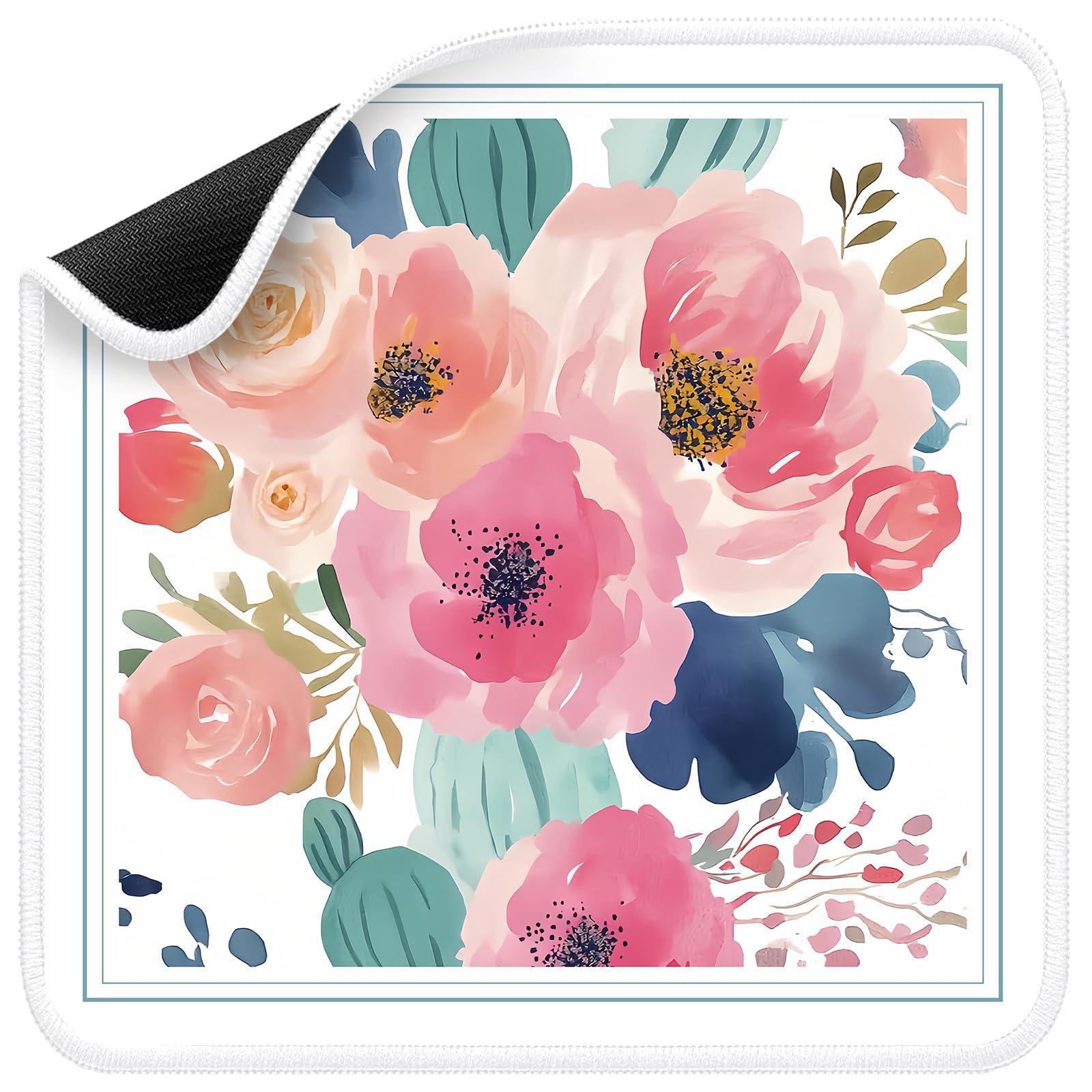 Molovsiny Mahjong Mat 31.5" Floral Blossom